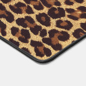 Personalisierte exotische Imitate Leopard Fur Prin Schreibtischunterlage (Ecke)