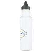 Personalisierte Extravagante Oval-Frame-Wiedersehe Edelstahlflasche (Rechts)