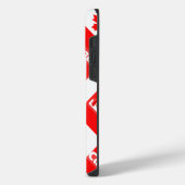 Personalisierte Fahne Patriotic Canada iPhone Hülle (Linke Seite)