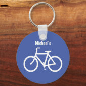 Personalisierte Fahrradsperre Kontur Schlüsselanhänger (Vorderseite)