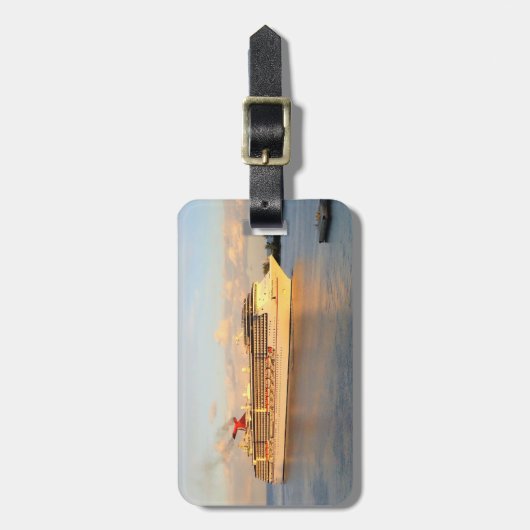 Personalisierte Fahrt nach Nassau Gepäckanhänger (Vorderseite vertikal)