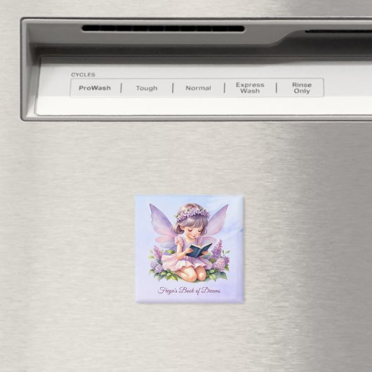 Personalisierte Fairy Art Freya Dreams Magnet (In Situ (Geschirrspüler))