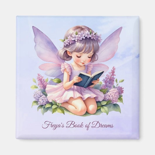 Personalisierte Fairy Art Freya Dreams Magnet (Vorne)