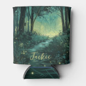 Personalisierte Fairy Forest Fantasy Art Dosenkühler (Vorderseite)