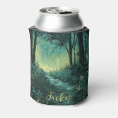 Personalisierte Fairy Forest Fantasy Art Dosenkühler (Kanne Rückseite)