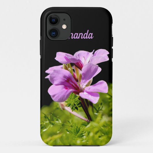 Personalisierte (fakultativ) Blume Case-Mate iPhone Hülle (Rückseite)