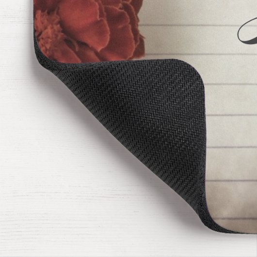 Personalisierte Fall Floral Design mit Stift und P Mousepad (Ecke)
