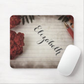 Personalisierte Fall Floral Design mit Stift und P Mousepad (Mit Mouse)