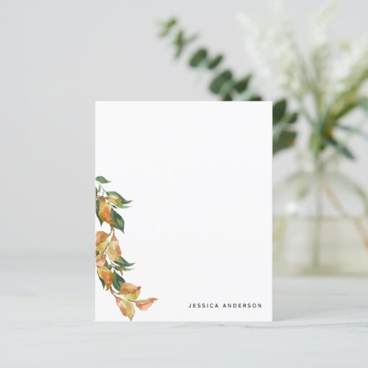 Personalisierte Fall Foliage Individuelle Name Sta (Stehend Vorderseite)