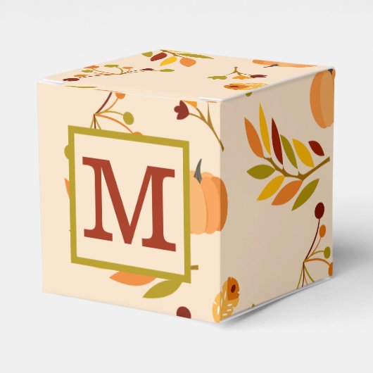 Personalisierte Fall-Gefallen-Box Geschenkschachtel (Vorderseite)