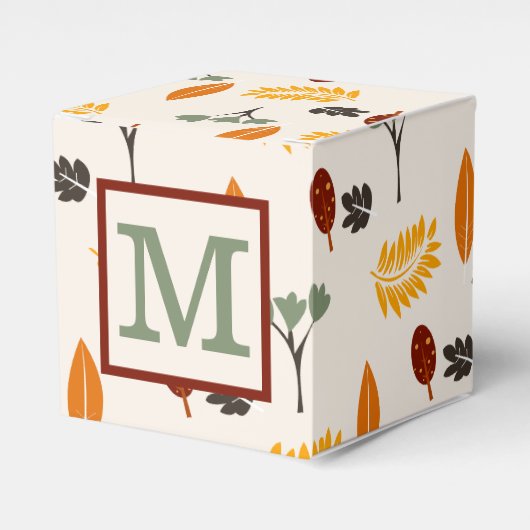 Personalisierte Fall-Gefallen-Box Geschenkschachtel (Vorderseite)