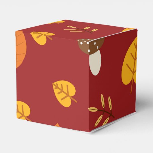 Personalisierte Fall-Gefallen-Box Geschenkschachtel (Rückseite)