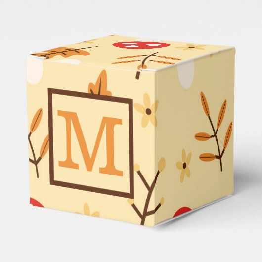 Personalisierte Fall-Gefallen-Box Geschenkschachtel (Vorderseite)