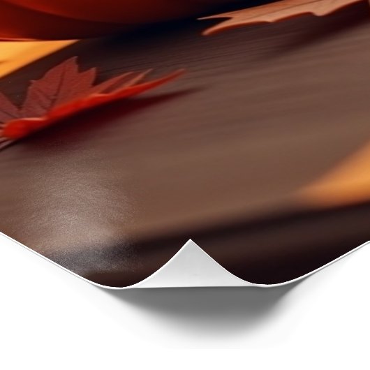 Personalisierte Fall Vibes Lehrer Leben Poster (Ecke)