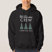 Personalisierte familiäre Crew - Weihnachten Hoodie (Vorderseite)