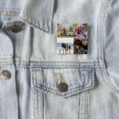 Personalisierte Familie 4 Foto Button (Beispiel)