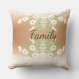 Personalisierte Familie Daisy Pillow Kissen