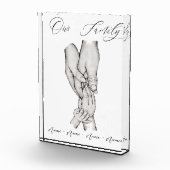 Personalisierte Familie Fotoblock (Rechts)