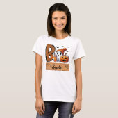 Personalisierte Familie Halloween Ghost Boo Crew T-Shirt (Vorne ganz)