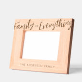 Personalisierte Familie ist alles Geätzte Rahmen (Links)