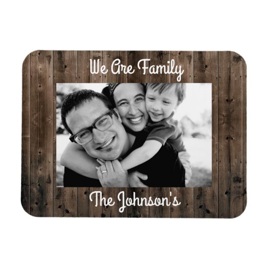Personalisierte Familie Magnet (Horizontal)