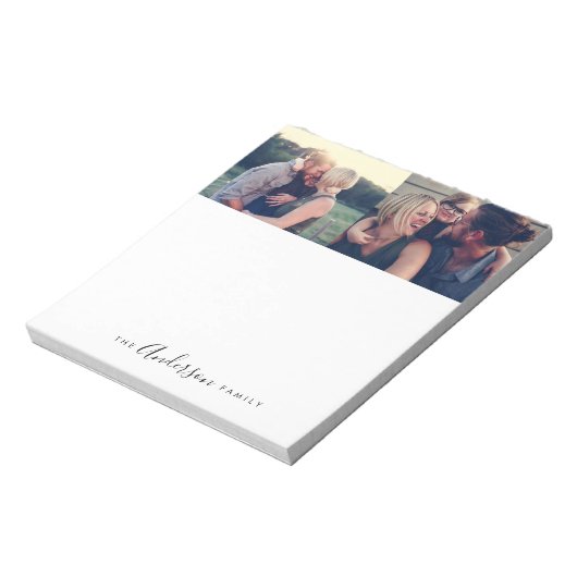 Personalisierte Familie Notizblock (Rotiert)