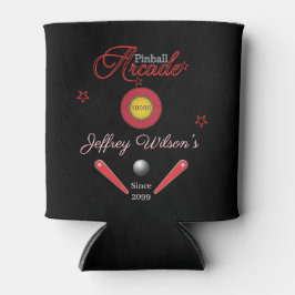 Personalisierte Familie / Person Pinball Dosenkühler