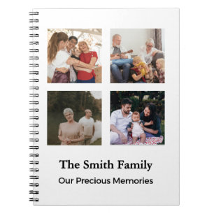 Personalisierte Familien-Erinnerungs-Mehrbild-Coll Notizblock