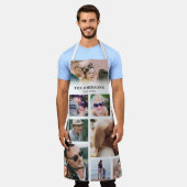 Personalisierte Familien-Foto-Collage mit 11 Fotos Schürze (Getragen)