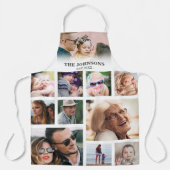 Personalisierte Familien-Foto-Collage mit 11 Fotos Schürze (Vorderseite)