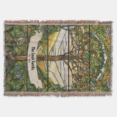 Personalisierte Familien-fruchtiger Baum Decke (Vorderseite)