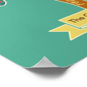 Personalisierte Familien sind wie Zweige eines Bau Poster (Ecke)