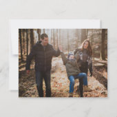 Personalisierte Familienarbeit Mitteilungskarte (Rückseite)