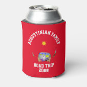 Personalisierte Familienfahrt Van Life Dosenkühler (Kanne Rückseite)