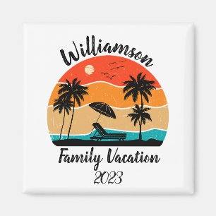 Personalisierte Familienferien Magnet
