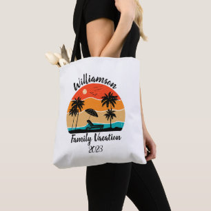 Personalisierte Familienferien Tasche