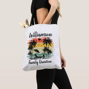 Personalisierte Familienferien Tasche