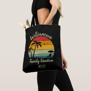 Personalisierte Familienferien Tasche