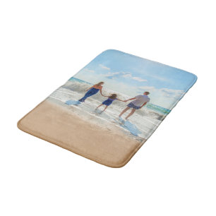 Personalisierte Familienfoto-Badematte Badematte