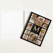Personalisierte Familienfoto-Collage-Monogramm Planer (Anzeige)
