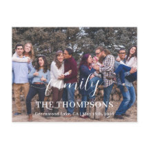 Personalisierte Familienfoto-Geschenke Andenken