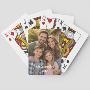 Personalisierte Familienfoto-Spielkarten mit indiv Spielkarten