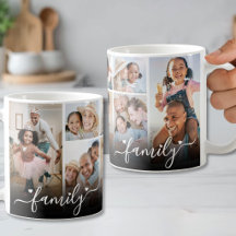 Personalisierte Familienfotocollage