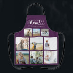 Personalisierte Familienfotocollage Wir Liebe Sie  Schürze<br><div class="desc">Passen Sie dieses Personalisierte Familienfoto Collage Wir Liebe Sie Mama Schürze Design Set für Ihre nächste große Geschenkidee. Dieses Design bietet eine personalisierte Schürze von Familiennamen, eine tolle personalisierte Geschenkidee für ein Geburtstagsgeschenk oder ein Weihnachtsgeschenk. Macht ein tolles Geschenk für deine Mutter oder Stiefmutter. Familie und Freunde werden diese personalisierte...</div>