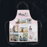 Personalisierte Familienfotocollage Wir Liebe Sie  Schürze<br><div class="desc">Passen Sie dieses Personalisierte Familienfoto Collage Wir Liebe Sie Mama Schürze Design Set für Ihre nächste große Geschenkidee. Dieses Design bietet eine personalisierte Schürze von Familiennamen, eine tolle personalisierte Geschenkidee für ein Geburtstagsgeschenk oder ein Weihnachtsgeschenk. Macht ein tolles Geschenk für deine Mutter oder Stiefmutter. Familie und Freunde werden diese personalisierte...</div>