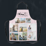 Personalisierte Familienfotocollage Wir Liebe Sie  Schürze<br><div class="desc">Passen Sie dieses Personalisierte Familienfoto Collage Wir Liebe Sie Mama Schürze Design Set für Ihre nächste große Geschenkidee. Dieses Design bietet eine personalisierte Schürze von Familiennamen, eine tolle personalisierte Geschenkidee für ein Geburtstagsgeschenk oder ein Weihnachtsgeschenk. Macht ein tolles Geschenk für deine Mutter oder Stiefmutter. Familie und Freunde werden diese personalisierte...</div>