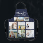 Personalisierte Familienfotocollage Wir Liebe Sie  Schürze<br><div class="desc">Passen Sie dieses Personalisierte Familienfoto Collage Wir Liebe Sie Mama Schürze Design Set für Ihre nächste große Geschenkidee. Dieses Design bietet eine personalisierte Schürze von Familiennamen, eine tolle personalisierte Geschenkidee für ein Geburtstagsgeschenk oder ein Weihnachtsgeschenk. Macht ein tolles Geschenk für deine Mutter oder Stiefmutter. Familie und Freunde werden diese personalisierte...</div>