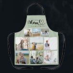 Personalisierte Familienfotocollage Wir Liebe Sie  Schürze<br><div class="desc">Passen Sie dieses Personalisierte Familienfoto Collage Wir Liebe Sie Mama Schürze Design Set für Ihre nächste große Geschenkidee. Dieses Design bietet eine personalisierte Schürze von Familiennamen, eine tolle personalisierte Geschenkidee für ein Geburtstagsgeschenk oder ein Weihnachtsgeschenk. Macht ein tolles Geschenk für deine Mutter oder Stiefmutter. Familie und Freunde werden diese personalisierte...</div>