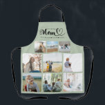 Personalisierte Familienfotocollage Wir Liebe Sie  Schürze<br><div class="desc">Passen Sie dieses Personalisierte Familienfoto Collage Wir Liebe Sie Mama Schürze Design Set für Ihre nächste große Geschenkidee. Dieses Design bietet eine personalisierte Schürze von Familiennamen, eine tolle personalisierte Geschenkidee für ein Geburtstagsgeschenk oder ein Weihnachtsgeschenk. Macht ein tolles Geschenk für deine Mutter oder Stiefmutter. Familie und Freunde werden diese personalisierte...</div>