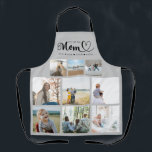 Personalisierte Familienfotocollage Wir Liebe Sie  Schürze<br><div class="desc">Passen Sie dieses Personalisierte Familienfoto Collage Wir Liebe Sie Mama Schürze Design Set für Ihre nächste große Geschenkidee. Dieses Design bietet eine personalisierte Schürze von Familiennamen, eine tolle personalisierte Geschenkidee für ein Geburtstagsgeschenk oder ein Weihnachtsgeschenk. Macht ein tolles Geschenk für deine Mutter oder Stiefmutter. Familie und Freunde werden diese personalisierte...</div>